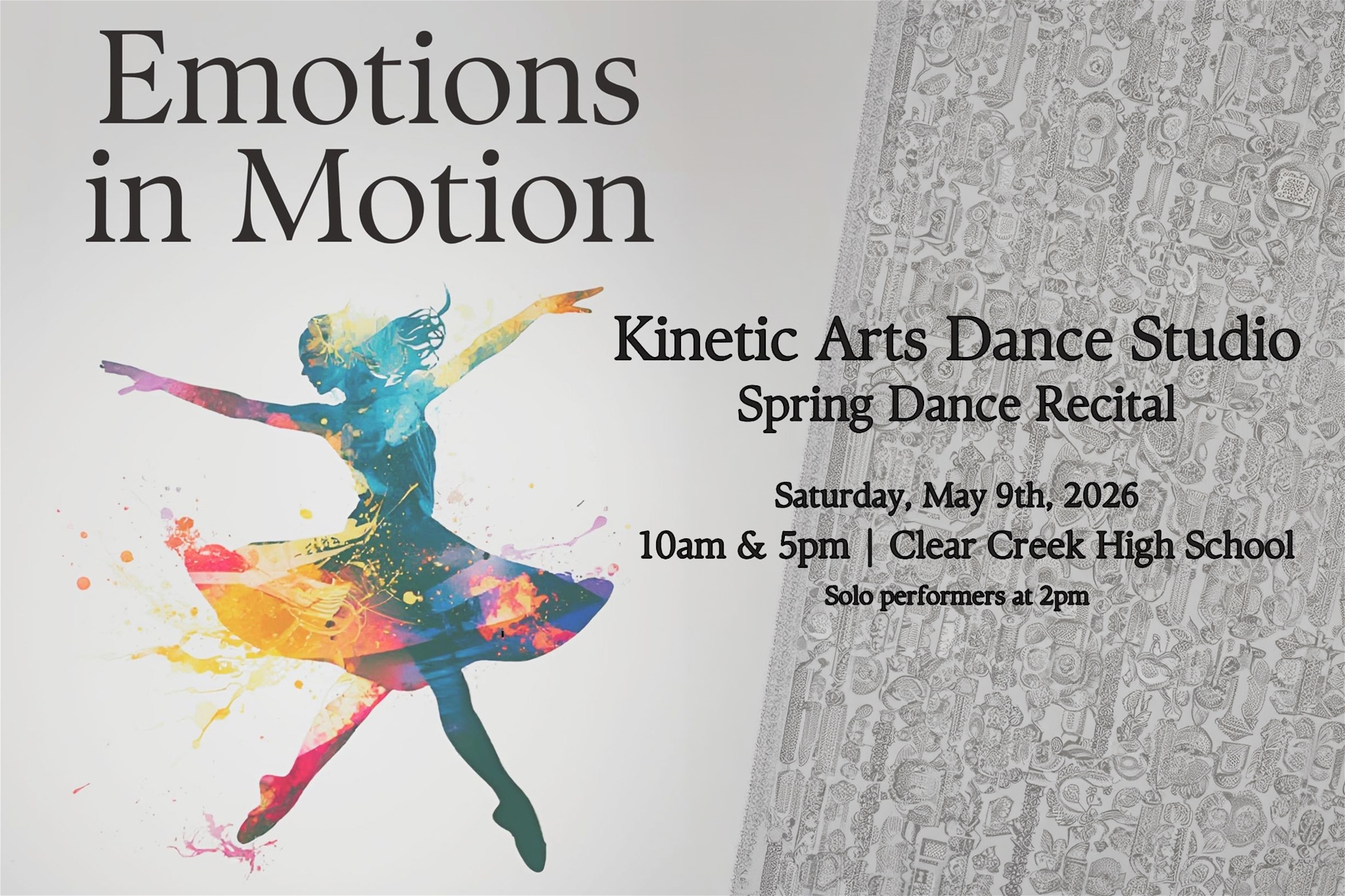 Kinetic Arts Dance Studio Spring Recital 2026